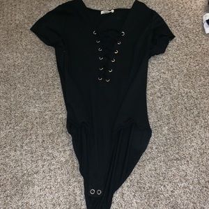 black bodysuit